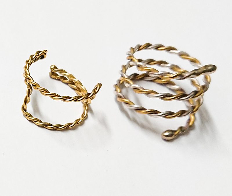 Les bijoux torsadés – Bagues